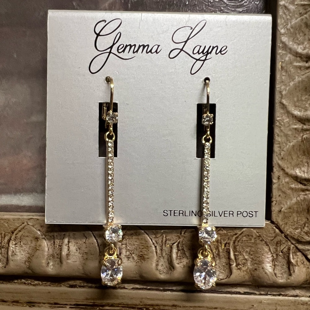 Gold Drop Earrings